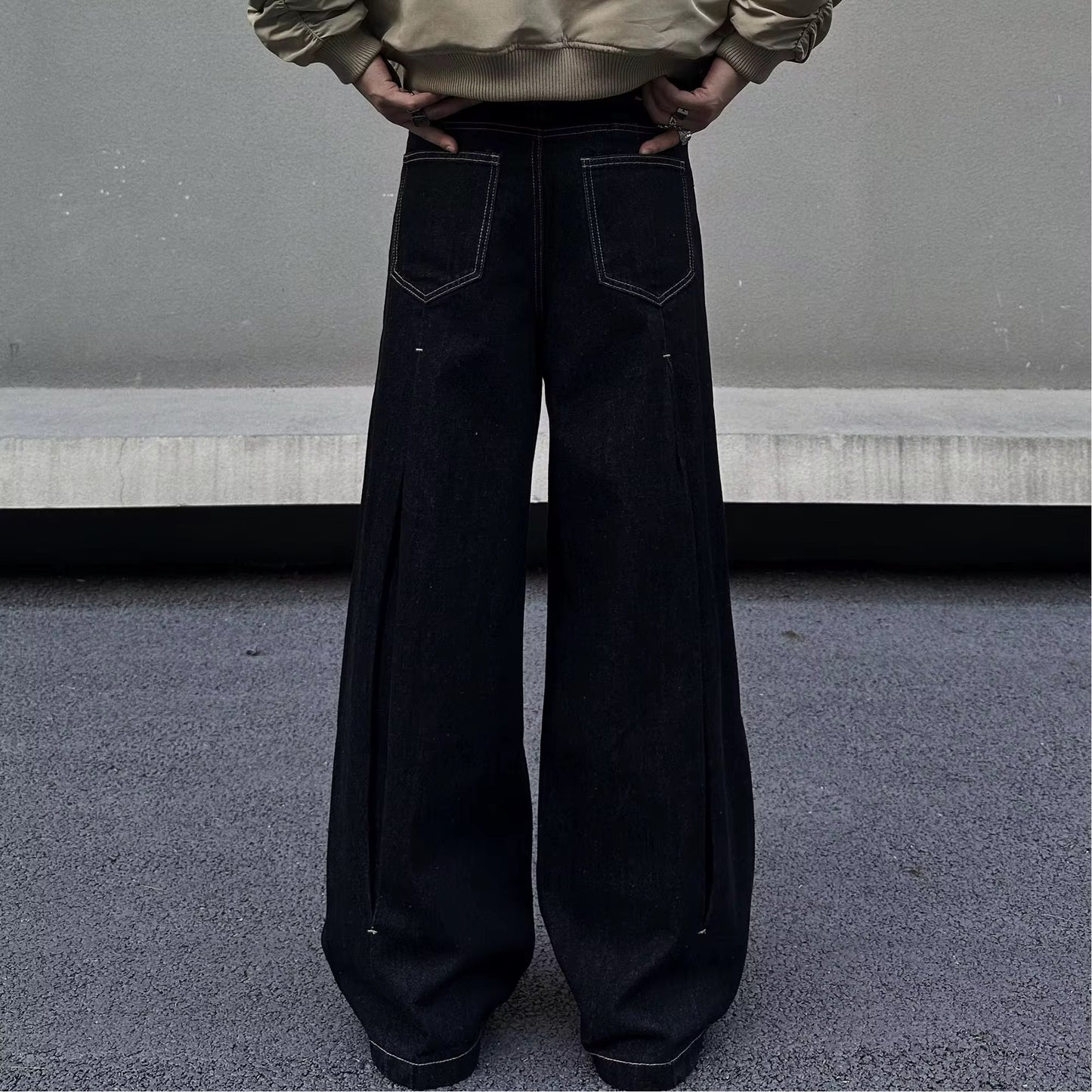 plain raw Japanese denim