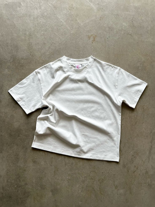Blank white tee