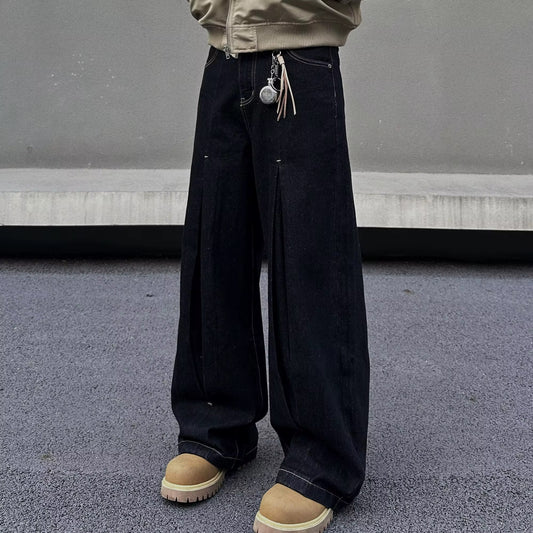 plain raw Japanese denim